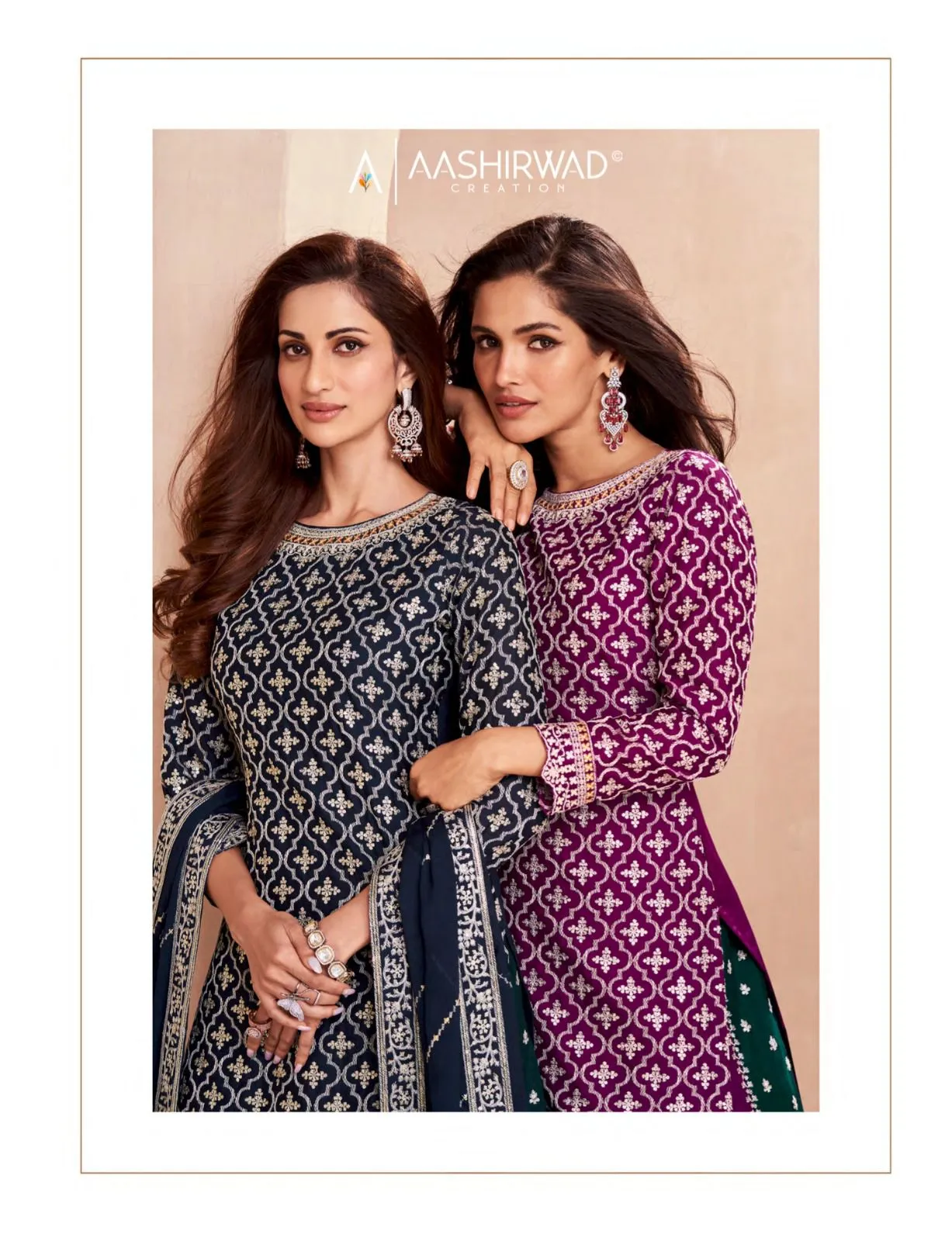 Aashirwad Gulkand Colors Premium silk Salwar Kameez Collection (2400x03)