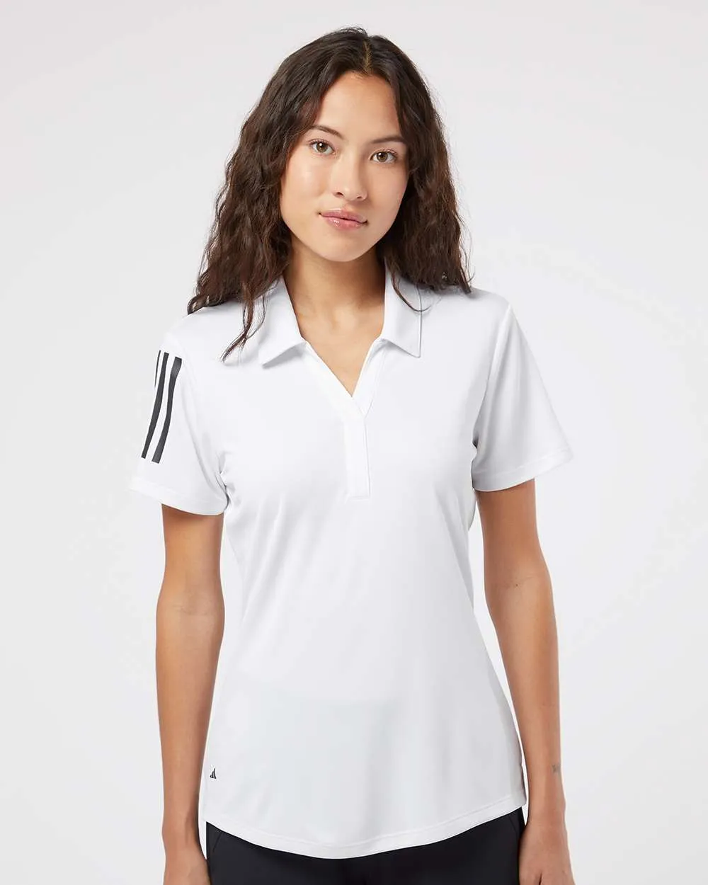 Adidas Women's Floating 3-Stripes Polo A481