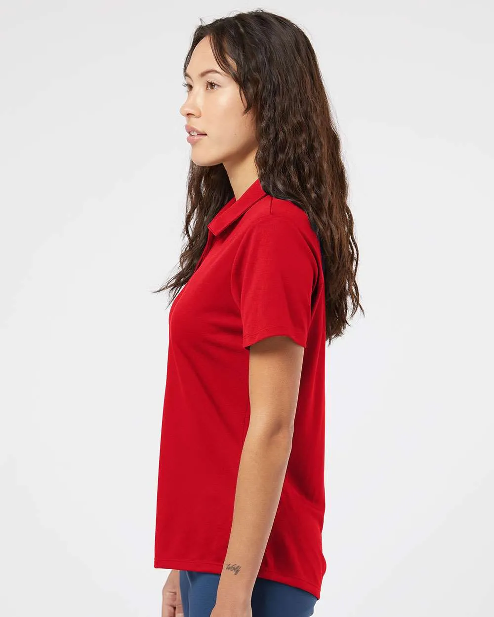 Adidas Women's Floating 3-Stripes Polo A481