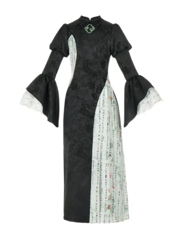 Bow   Necklace Dress China Asymmetrical Long   Beaded Big