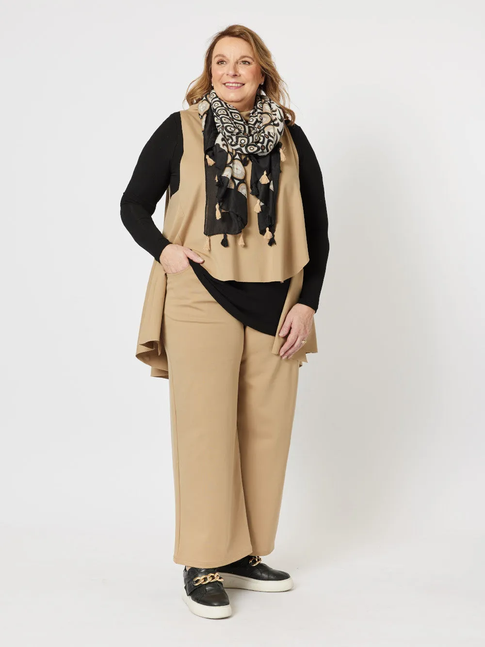 Cameron Layer Top - Caramel