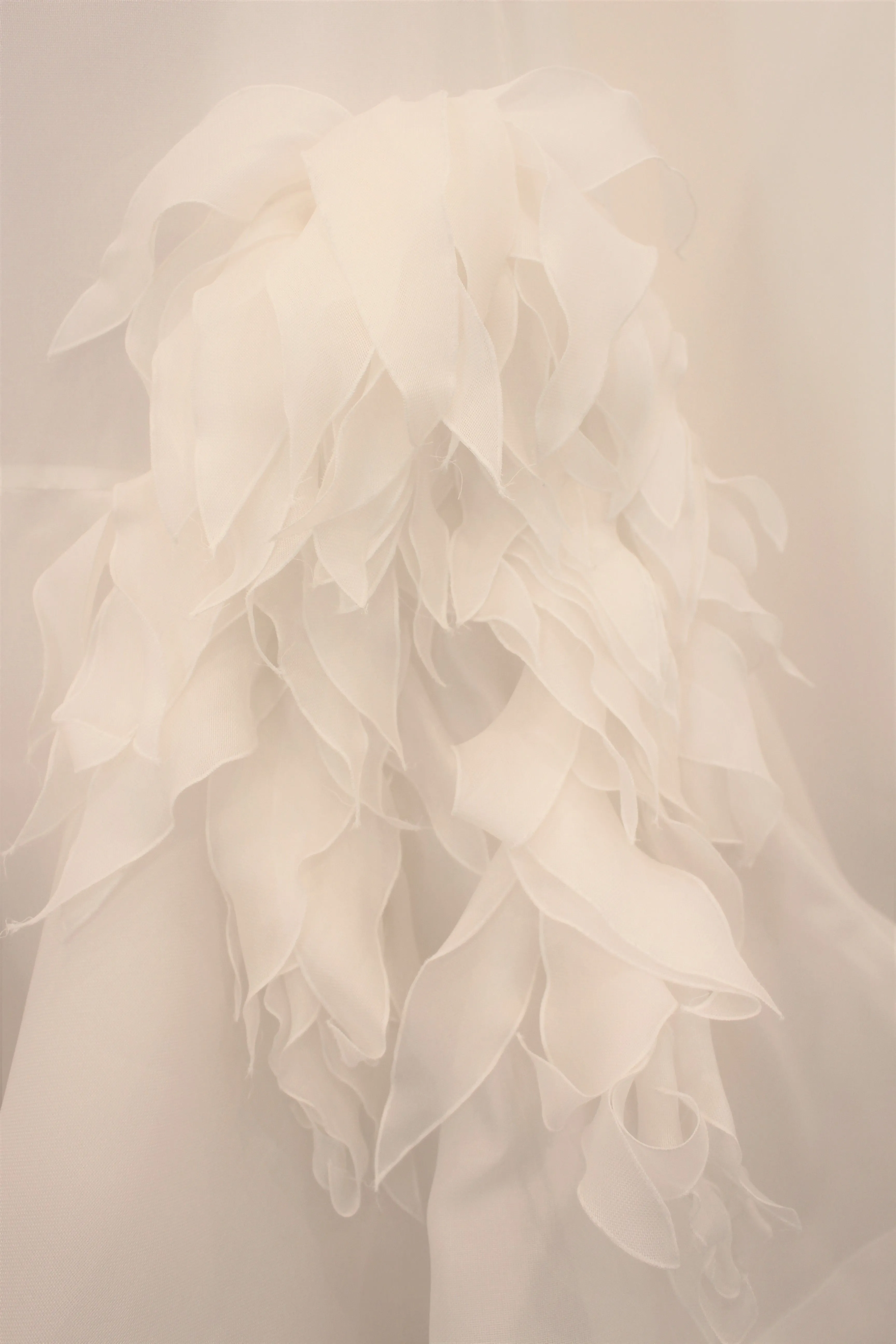 Cymbeline Flamme designer organza mermaid wedding dress size UK 12