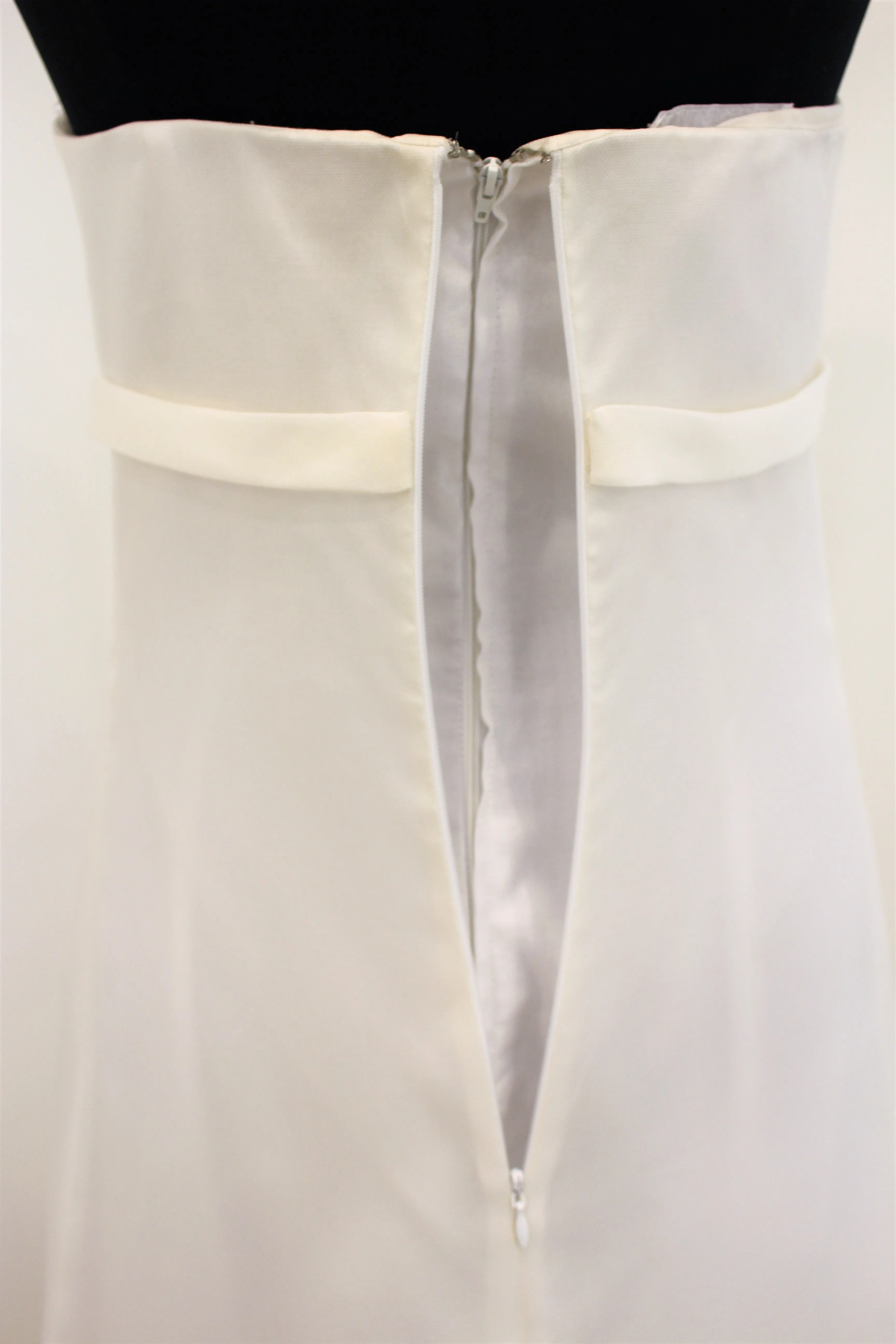 Cymbeline Flamme designer organza mermaid wedding dress size UK 12