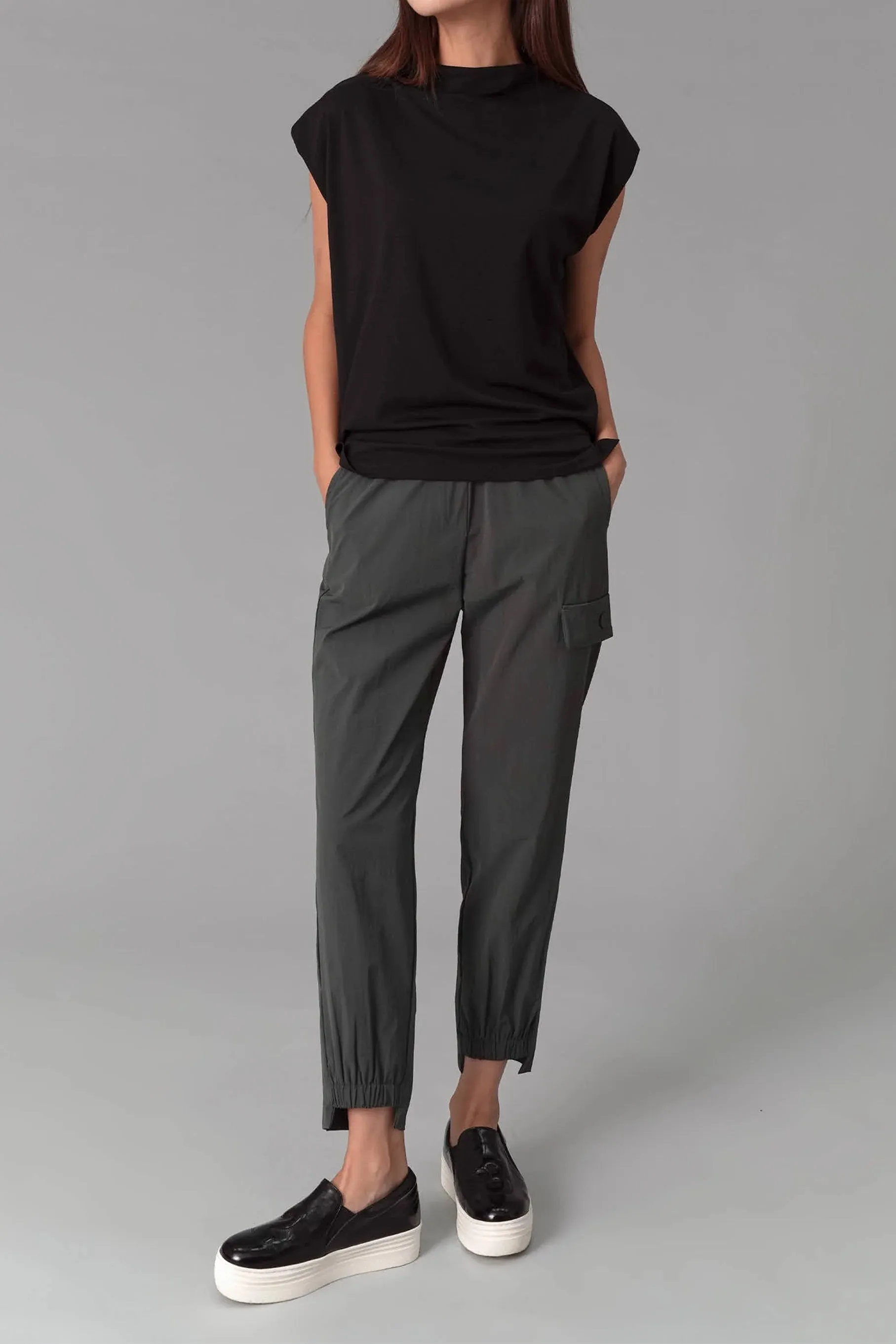 Elnora Sleeveless Top, Black
