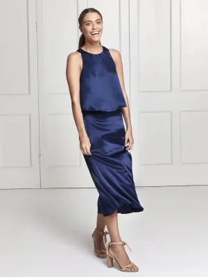 Eve skirt & top set - Navy