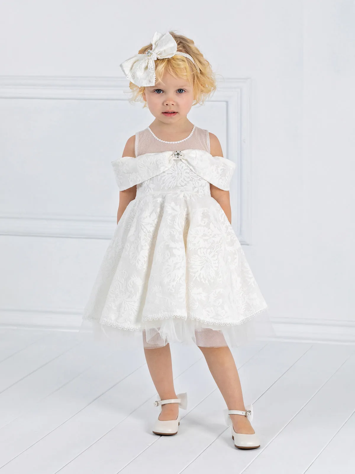 Girl's off shoulder dress - LOVABLE