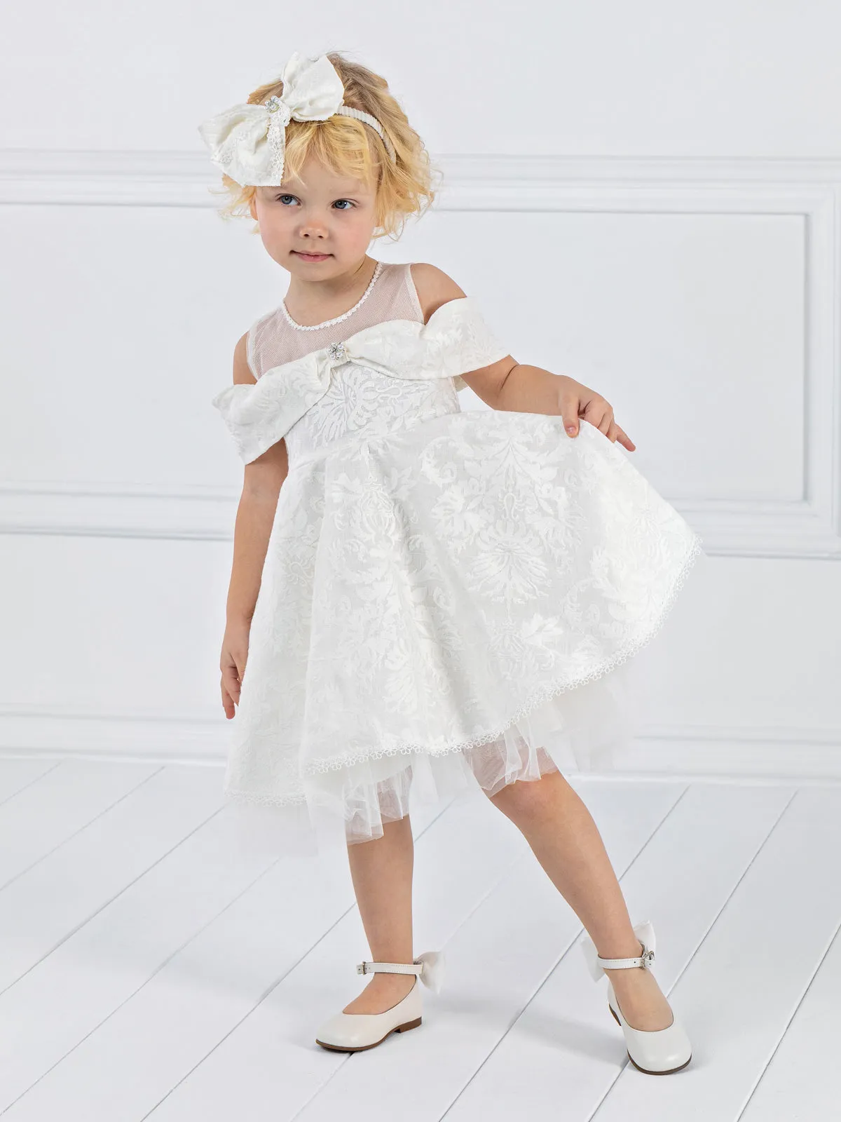 Girl's off shoulder dress - LOVABLE