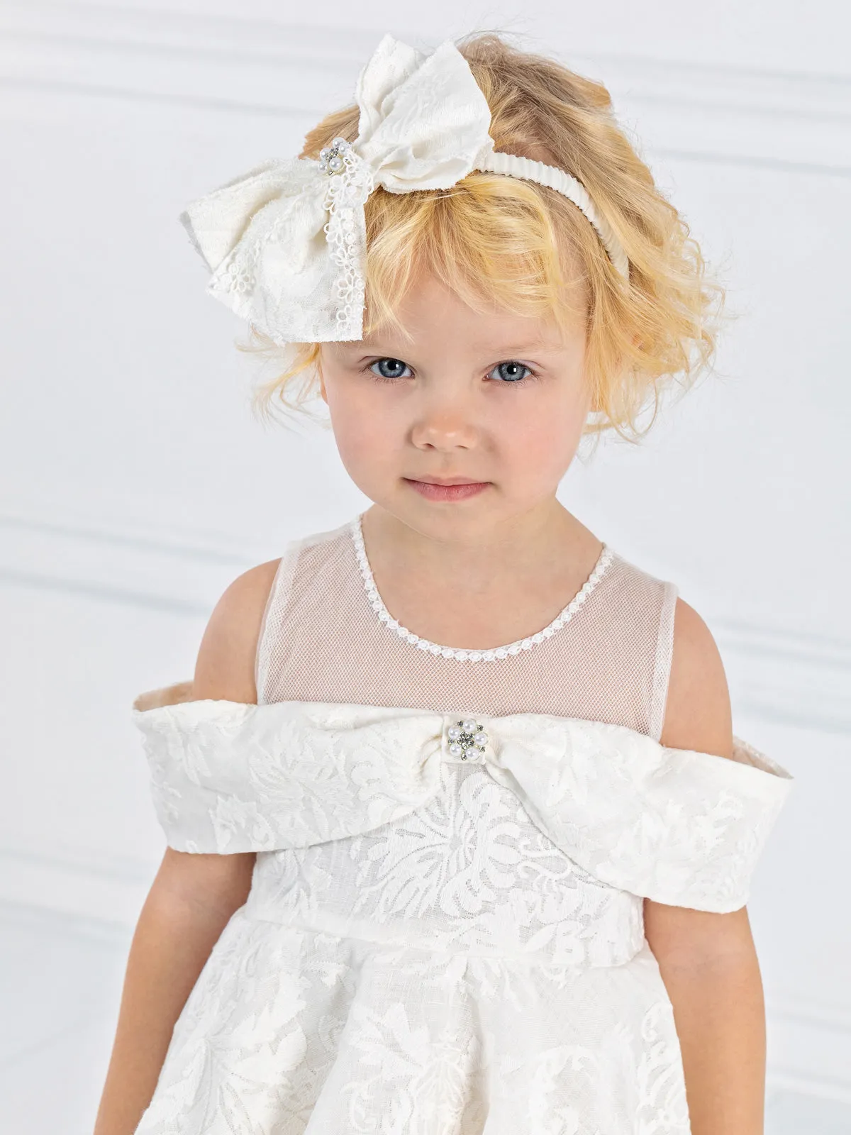 Girl's off shoulder dress - LOVABLE