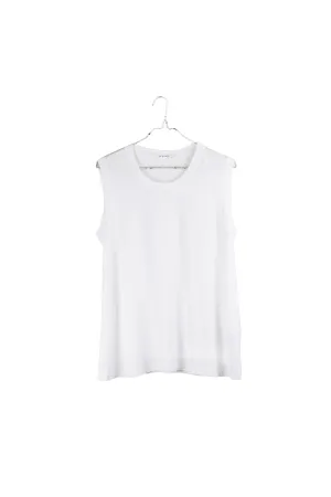 It Is Well Muscle Tee - White