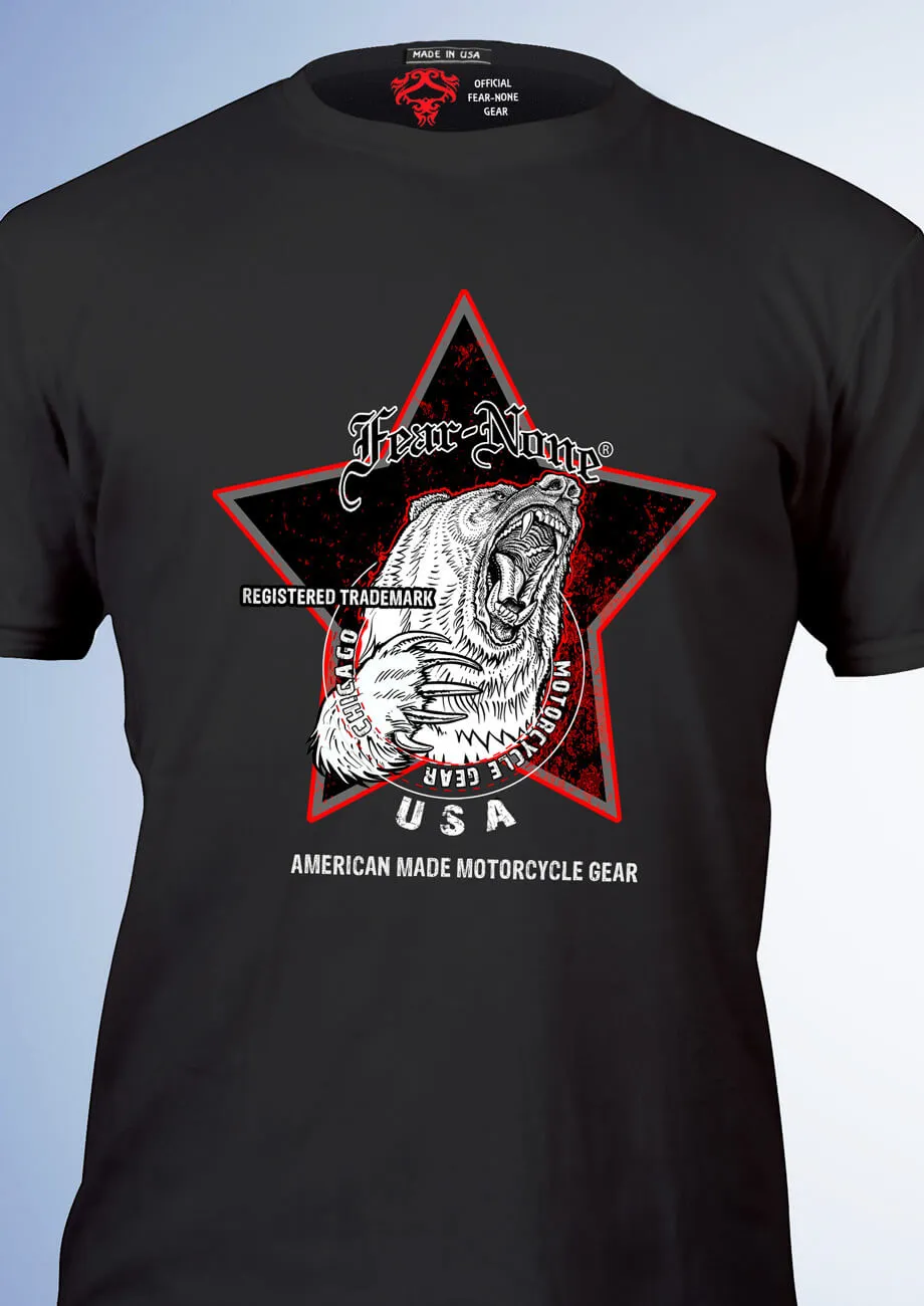Men's Vintage Black Highway Star Bear Rider (Black)