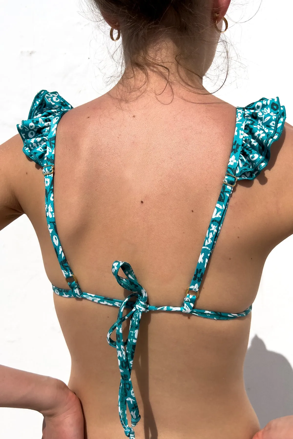"Nelly" Ruffled Bikini