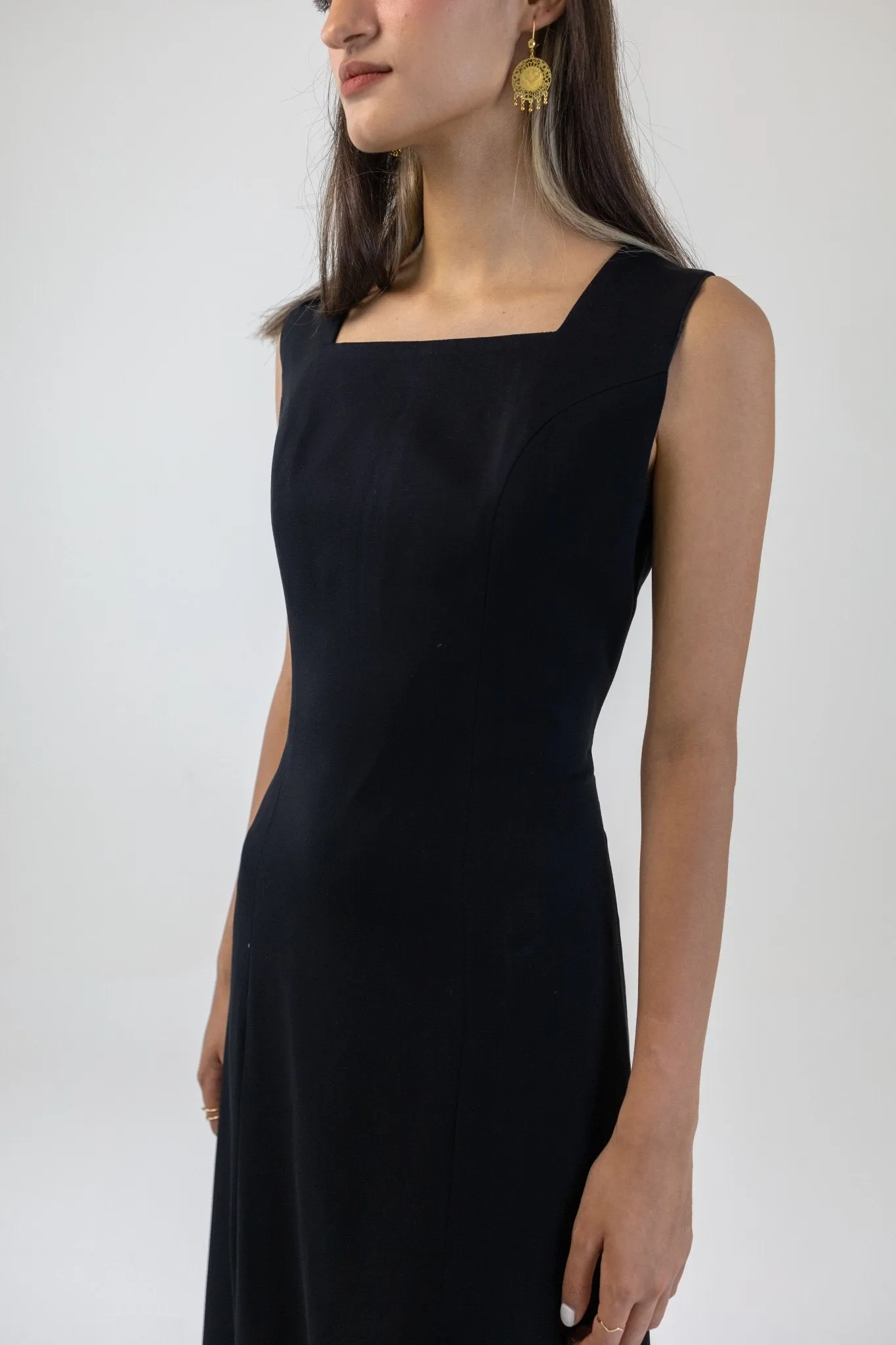 Square-neck Dress