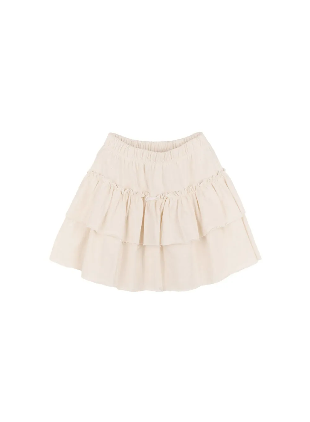 Tiered Ruffled Mini Skirt CF512