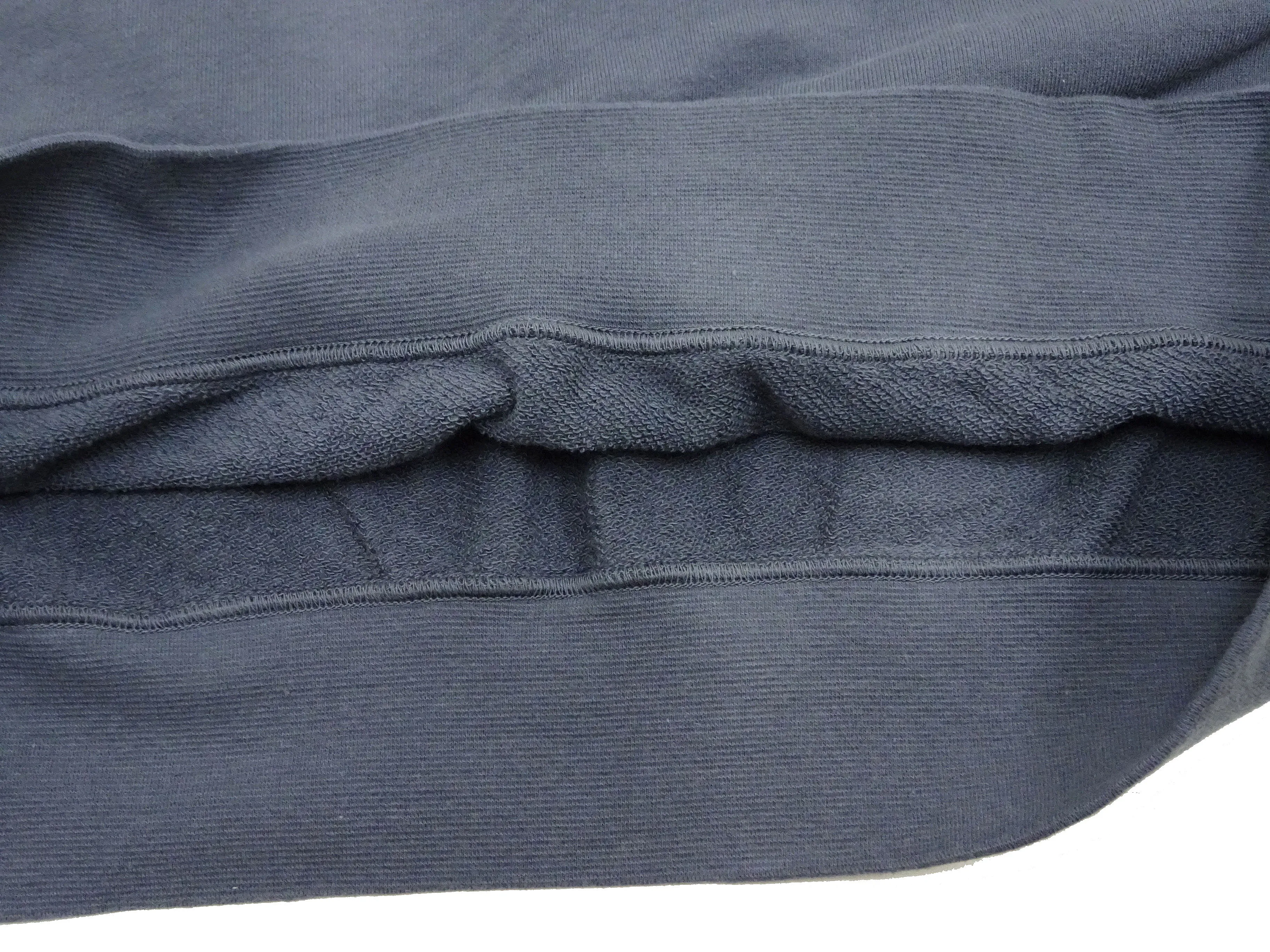 TOYS McCOY Plain Short Sleeve Sweatshirt Men's Solid Color Garment-dyed French Terry Fabric Tee Shirt TMC2429 120 Faded-Blue