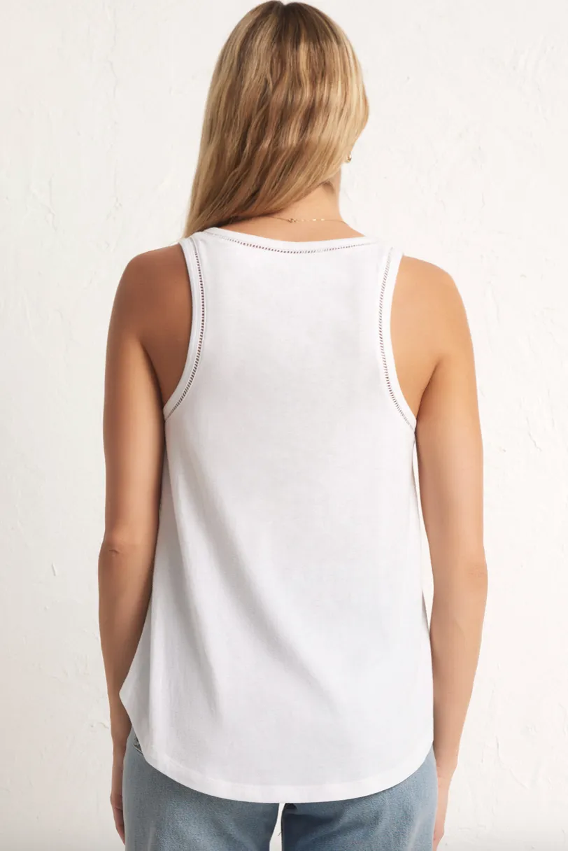 Vagabond Lace Trim Tank