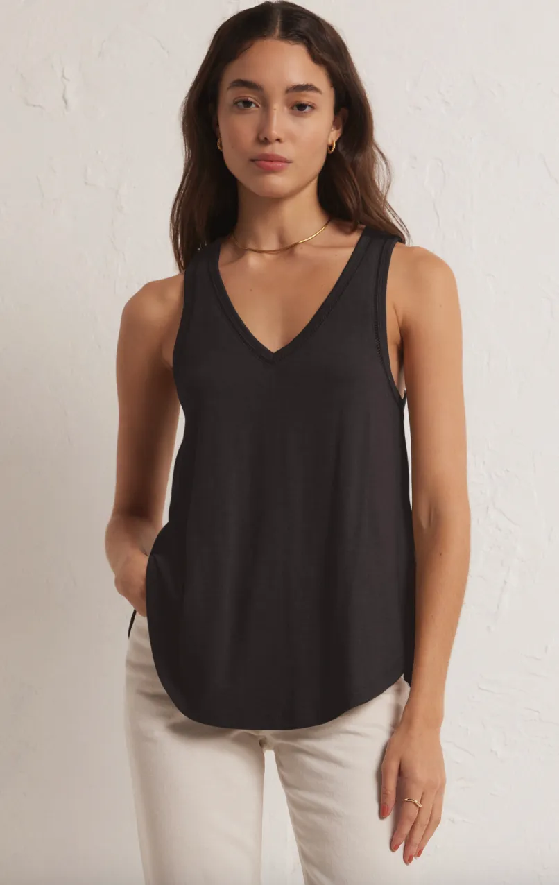 Vagabond Lace Trim Tank