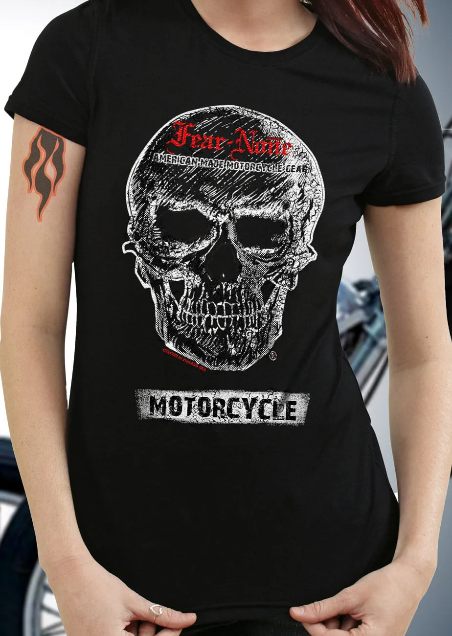 Women's Red & White Skull Rider
